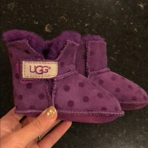 Sold 📌Baby ugg booties color purple